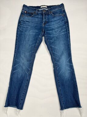 Madewell The Slim Boyjean Dark Blue Women’s 24 Mid-Rise Straight Leg